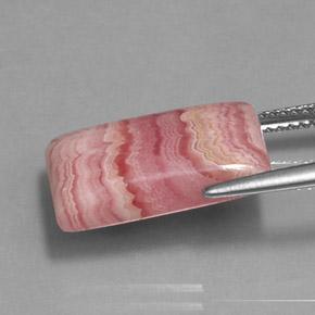 11.95 карата, натуральный Оттенки розового родохрозит, Огранка Багет, Непрозрачный