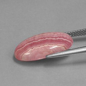 9.49 карата, натуральный Многоцветный родохрозит, Огранка Овал, Непрозрачный