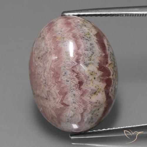 24.78ct Натуральный Многоцветный родохрозит, Овал, Непрозрачный