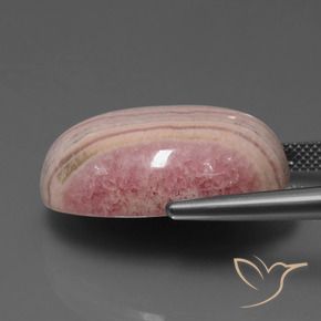 41.01 карата, натуральный Многоцветный Родохрозит, Овал, Непрозрачный