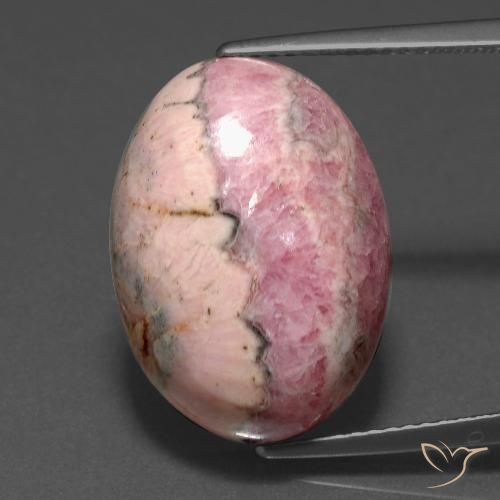 18.15ct Натуральный Многоцветный родохрозит, Овал, Непрозрачный