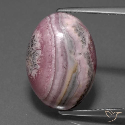 15.53ct Натуральный Многоцветный родохрозит, Овал, Непрозрачный