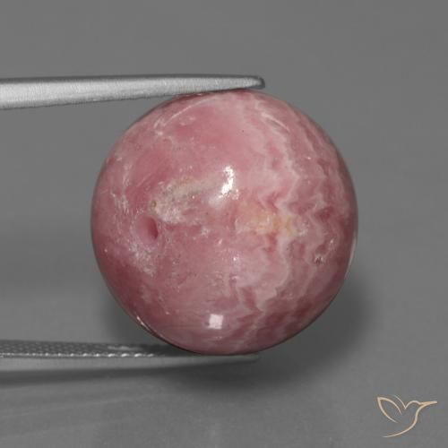 47.66ct Натуральный Многоцветный родохрозит, Сфера / Шар, Непрозрачный