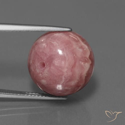 35.68ct Натуральный Многоцветный родохрозит, Сфера / Шар, Непрозрачный