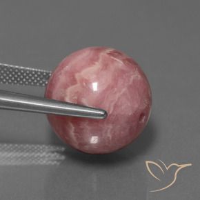 35.68 карата, натуральный Многоцветный Родохрозит, Сфера / Шар, Непрозрачный