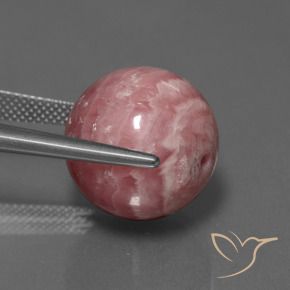 36.61 карата, натуральный Многоцветный Родохрозит, Сфера / Шар, Непрозрачный