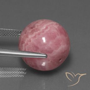 47.68 карата, натуральный Многоцветный Родохрозит, Сфера / Шар, Непрозрачный