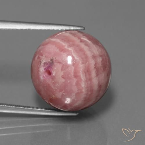 40.96ct Натуральный Многоцветный родохрозит, Сфера / Шар, Непрозрачный