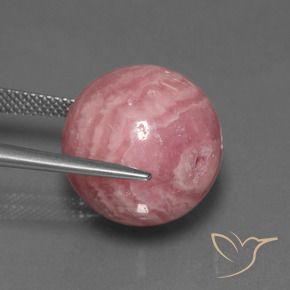 43.90 карата, натуральный Многоцветный Родохрозит, Сфера / Шар, Непрозрачный
