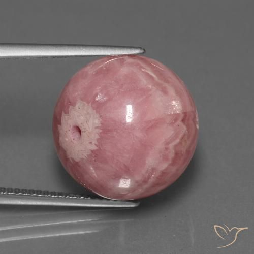46.97ct Натуральный Многоцветный родохрозит, Сфера / Шар, Непрозрачный