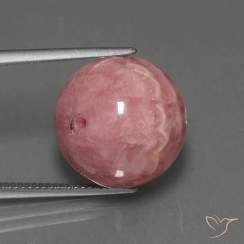 40.50ct Натуральный Многоцветный родохрозит, Сфера / Шар, Непрозрачный