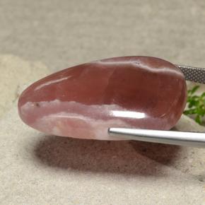 40.84 карата, натуральный Многоцветный родохрозит, Необычная форма, Полупрозрачный