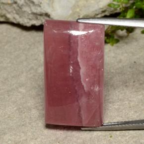 33.29 карата, натуральный Многоцветный родохрозит, Огранка Багет, Полупрозрачный