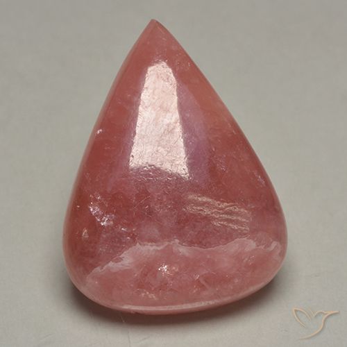 28.99ct Натуральный Многоцветный родохрозит, Форма груши, Полупрозрачный