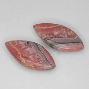 25.42 карата, натуральный Многоцветный родохрозит, Маркиза, Полупрозрачный