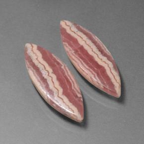 14.68 карата, натуральный Многоцветный родохрозит, Маркиза, Полупрозрачный