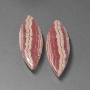 14.68 карата, натуральный Многоцветный родохрозит, Маркиза, Полупрозрачный