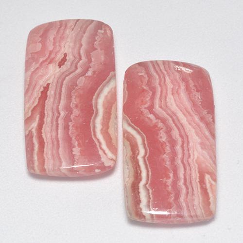 22.83 карата, натуральный Многоцветный родохрозит, Подушка Крой, Полупрозрачный