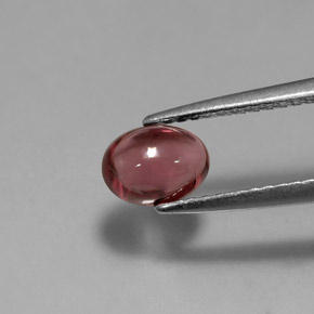 Натуральный Красный Родолит 1,11 карата Прозрачный, Полупрозрачный