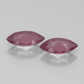  карата, натуральный Малиново-красный Родолитовый гранат, Маркиза, Чистота VS