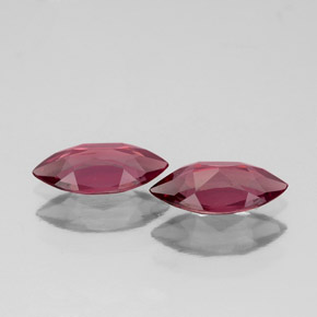  карата, натуральный Малиново-красный Родолитовый гранат, Маркиза, Чистота VS
