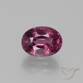 1.87ct Натуральный Рапберри красный Родолит Гранат, Овал, Чистота VS