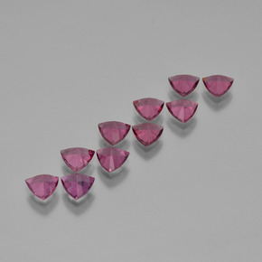 4.99 карата, натуральный Розовый ягодный фиолетовый Родолитовый гранат, Триллион, Чистота VS