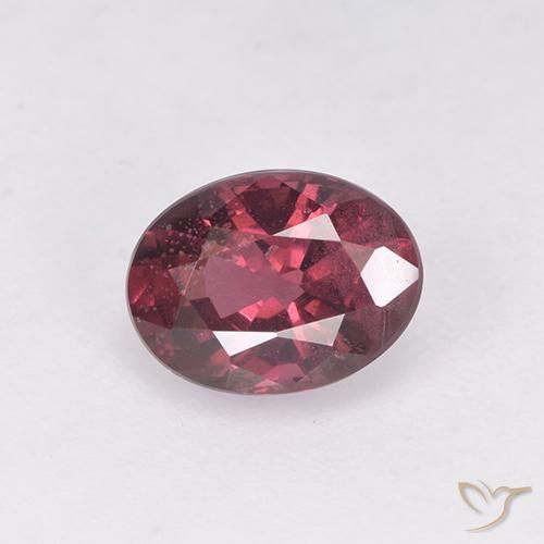 1.03ct Натуральный Средний красный Родолит Гранат, Овал, Чистота VS