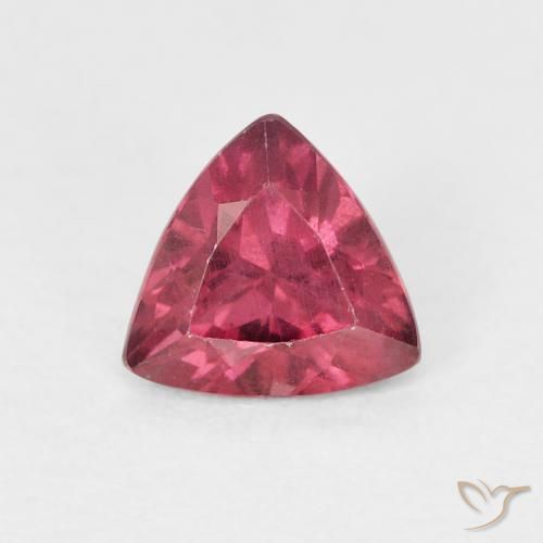 0.60ct Натуральный Средний красный Родолит Гранат, Триллион, Чистота VS