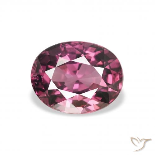2.09ct Натуральный Medium Dark-Purple Родолит Гранат, Овал, Чистота VS