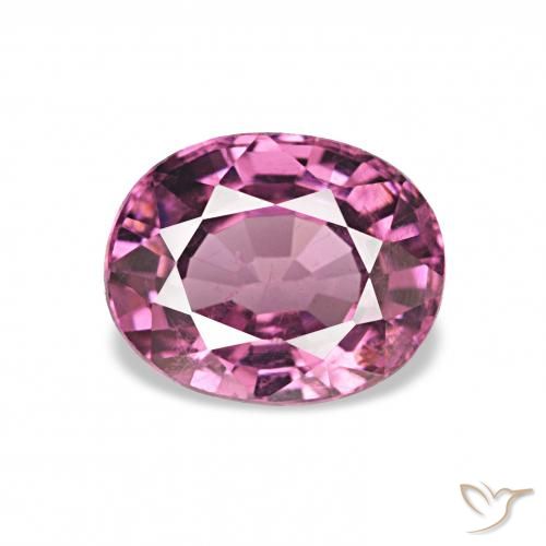 1.18ct Виноград Родолитовый гранат, Овал, Чистота VS