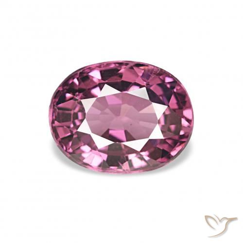 1.11ct Виноград Родолитовый гранат, Овал, Чистота VS