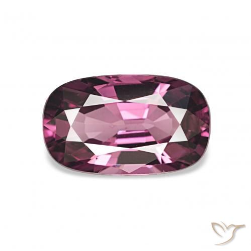 1.62ct Красновато-пурпурный Родолитовый гранат, Подушка, VVS-VS