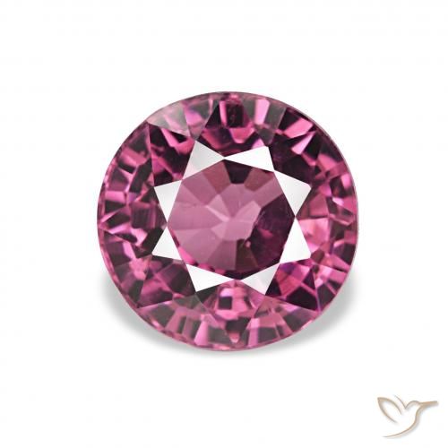 1.18ct Виноград Родолитовый гранат, Круглый, VVS-VS