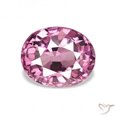 1.73ct Средний фиолетовый Родолитовый гранат, Овал, VVS-VS