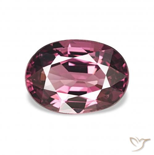 1.28ct Рапберри красный Родолитовый гранат, Овал, Чистота VVS