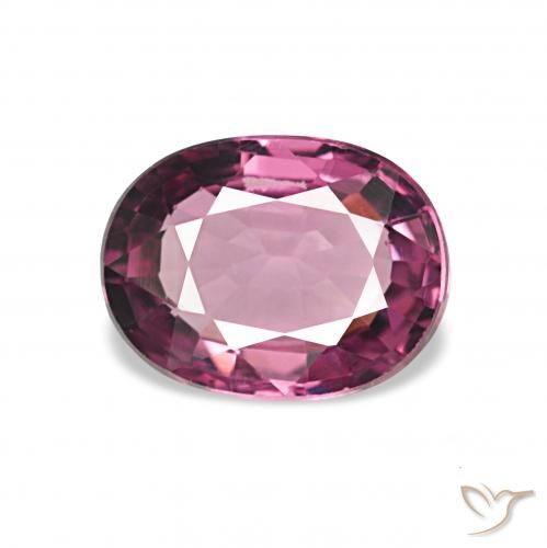 1.17ct Средний фиолетовый Родолитовый гранат Драгоценные Камни, Овал, Чистота VVS