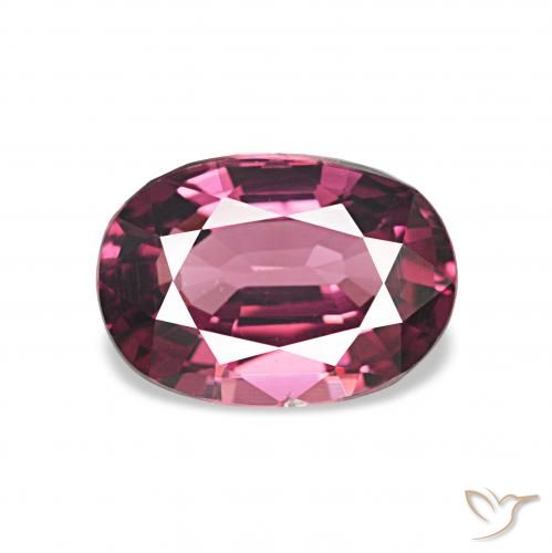 1.24ct Средний фиолетовый Родолитовый гранат Драгоценные Камни, Овал, Чистота VVS