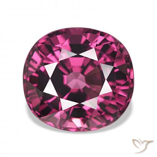 4.96ct Medium Dark Reddish-Purple Родолитовый гранат, Подушка, Чистота VVS
