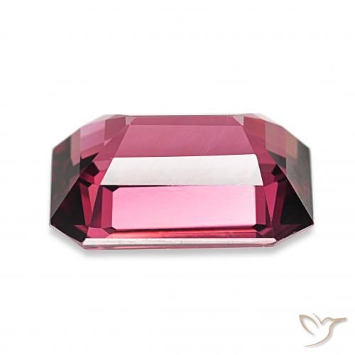 4.60 карата, натуральный Темно-пурпурный Родолитовый гранат, Октагон / Изумрудная Огранка, VVS-VS