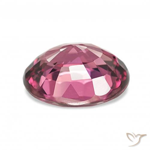 4.13 карата, натуральный Малиново-красный Родолитовый гранат, Огранка Овал, Чистота VS