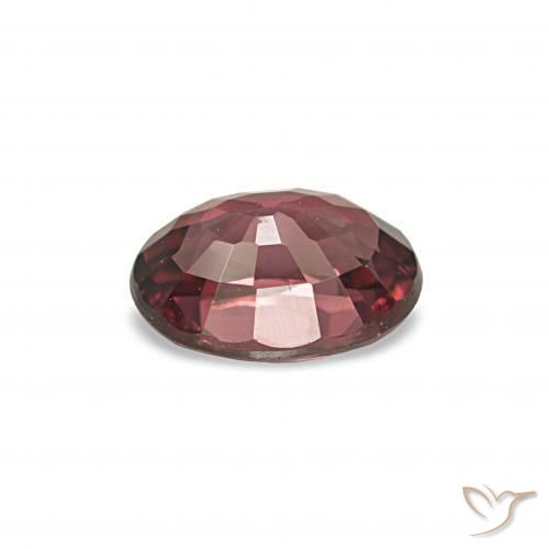 1.06 карата, натуральный Темно-красный Родолитовый гранат, Огранка Овал, VVS-VS