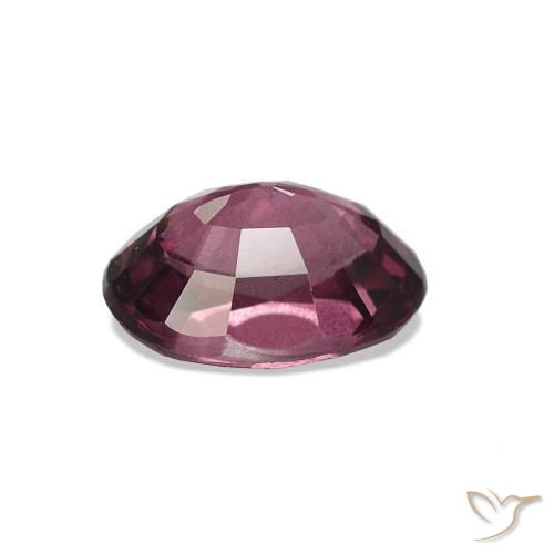 1.09 карата, натуральный Рапберри красный Родолитовый гранат, Огранка Овал, Чистота VS