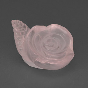 Натуральный розовый розовый кварц 28,77 карата прозрачный, полупрозрачный