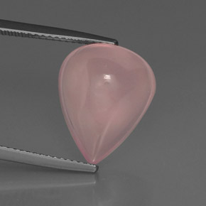9.46 карата, натуральный Розовый Розовый кварц, Прозрачный, Полупрозрачный