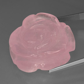 Натуральный розовый розовый кварц 71,47 карата прозрачный, полупрозрачный
