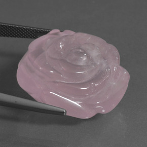 52.80 карата, натуральный Light Pink  Розовый кварц, Необычная форма, Полупрозрачный