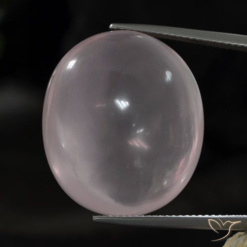 46.80ct Натуральный Очень светлая роза розовая Розовый кварц, Овал, Прозрачный
