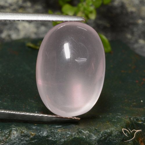 20.08ct Натуральный Оттенки розового Розовый кварц, Овал, Прозрачный