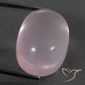 18.41ct Натуральный Светло-розовый Розовый кварц, Овал, Прозрачный